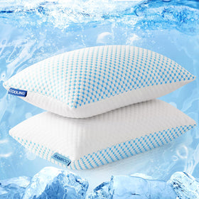 Easeland firm pillow with shredded memory foam adjustable fill for personalized comfort.