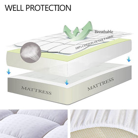 EASELAND deep-pocket design stretches to 21 inches for thick mattresses