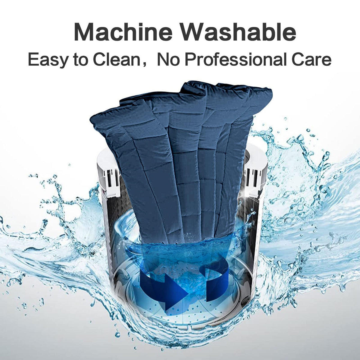EASELAND machine-washable care for easy cleaning and fluff restoration.