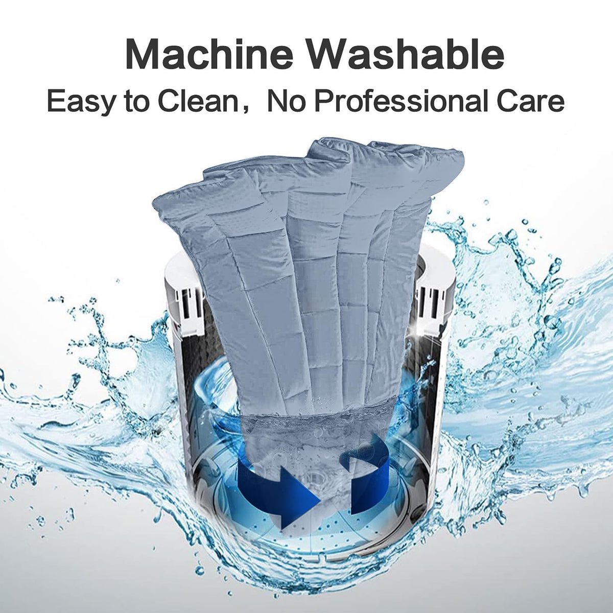 EASELAND machine-washable design allows quick refresh.