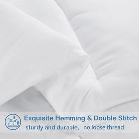 Easeland comforter is easy to care, machine washable for long-lasting softness.