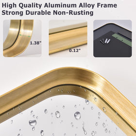 Easly rustproof and waterproof frame stays pristine in humid spaces