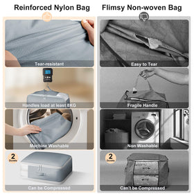 Transparent window and labels help identify contents quickly.