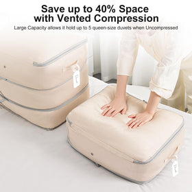 Easortm dual-handles enable easy access when stored horizontally or vertically.