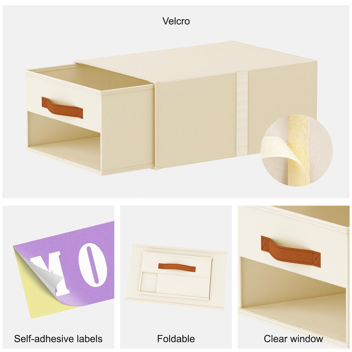 Easortm dust-resistant drawers keep belongings clean and protected daily.