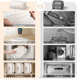 Easortm tear-resistant nylon resists wear during long-term storage.