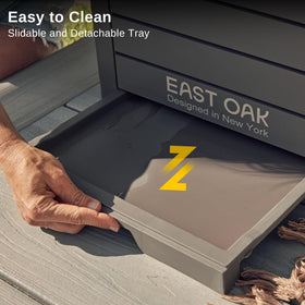 EAST OAK waterproof resin panels demonstrate durability and fade resistance for outdoor settings.
