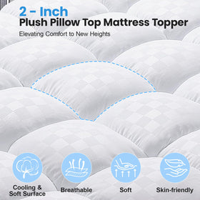 Easthome air-circulation-enhancer promotes airflow for cooler sleep.