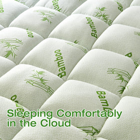 Keeps mattress clean and fresh while you rest with Easthome topper.