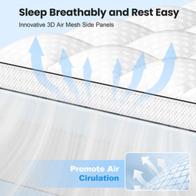 Easthome pillow-top-mattress-pad-cover adds cloudlike softness to bed setup.