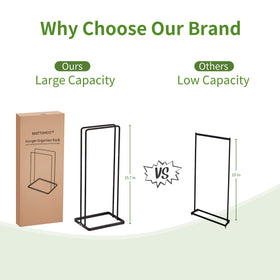 EASTTOWEST clothes hanger storage rack closet helps organize wardrobe efficiently.