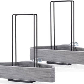EASTTOWEST hanger organizer stacker 2-pack keeps closets tidy and maximizes space.