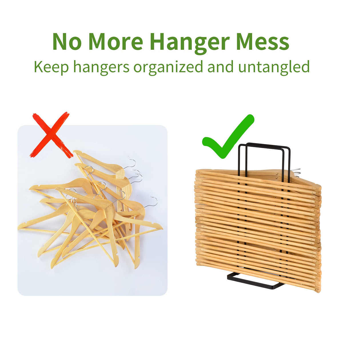 EASTTOWEST laundry room hanger rack saves time by decluttering spaces.