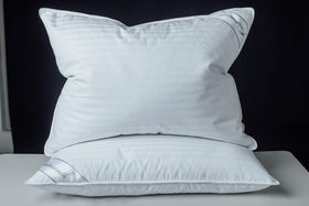 Eastwarmth goose-down-fill exposure shows plush support and gentle loft.