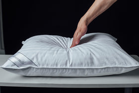 Eastwarmth pillow 20x30 queen size provides balanced neck support.