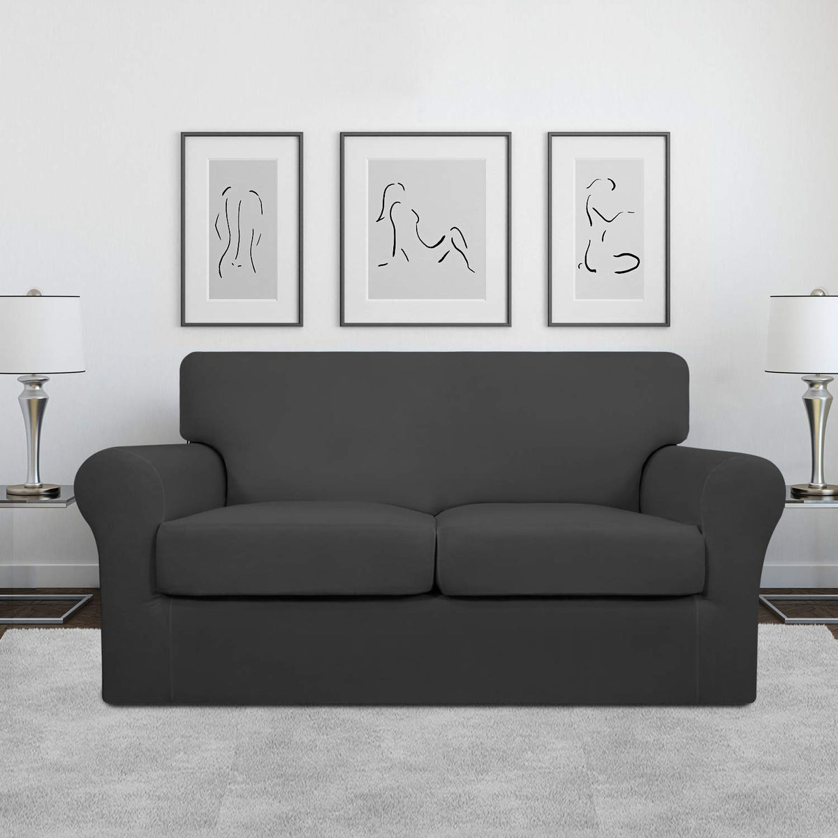 Easy-Going cushion covers included keep cushions neat while preserving comfort