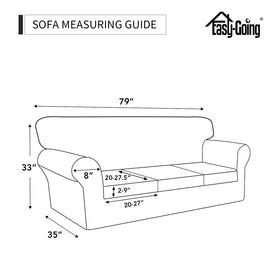 Back-view coverage from Easy-Going protects sofa back cushions comprehensively.