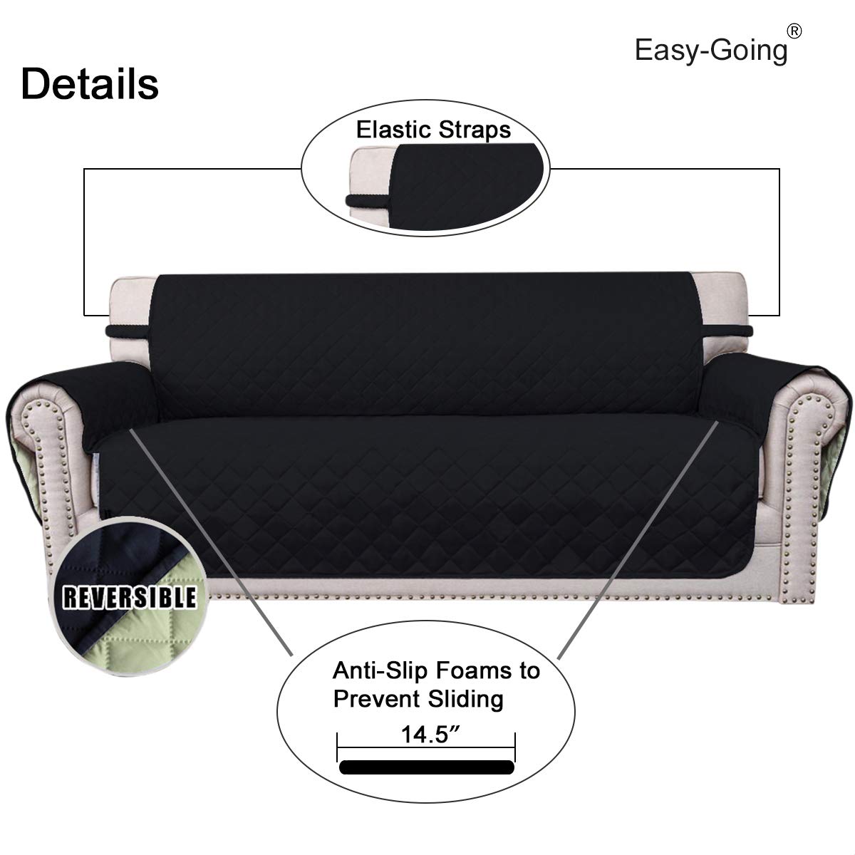 Easy-Going water-resistant protector for sofas and furniture
