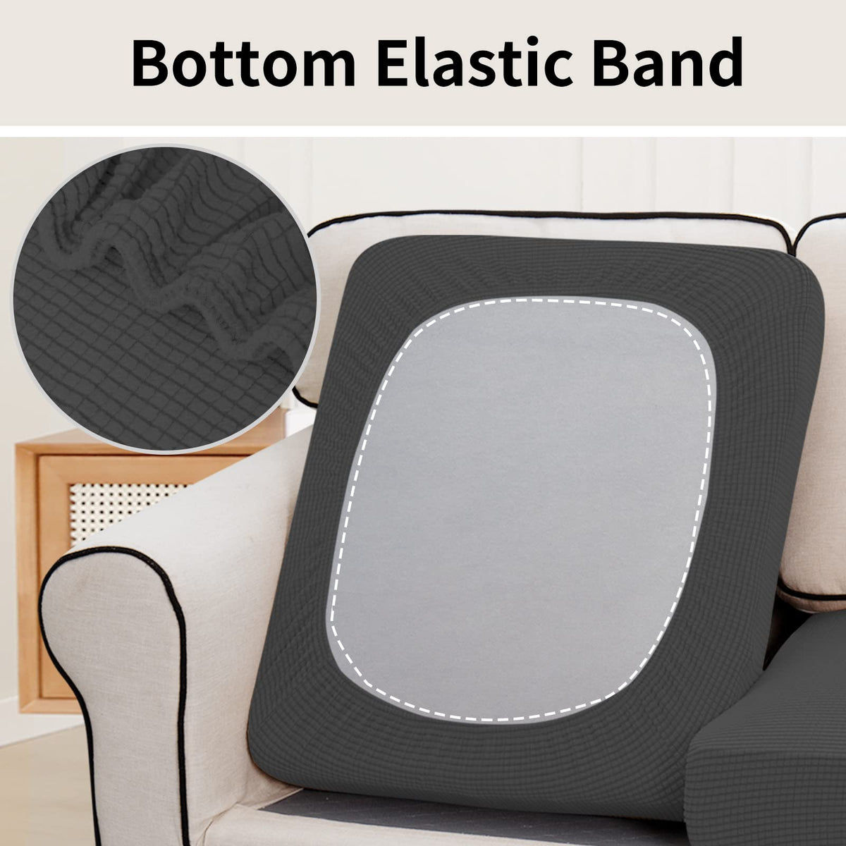 Protects both seat and back cushions with simple, adjustable installation.