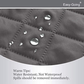Easy-Going machine-washable cover demonstrating easy care after daily use.