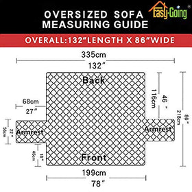 Easy-Going durable microfiber fabric provides a soft feel while protecting furniture.