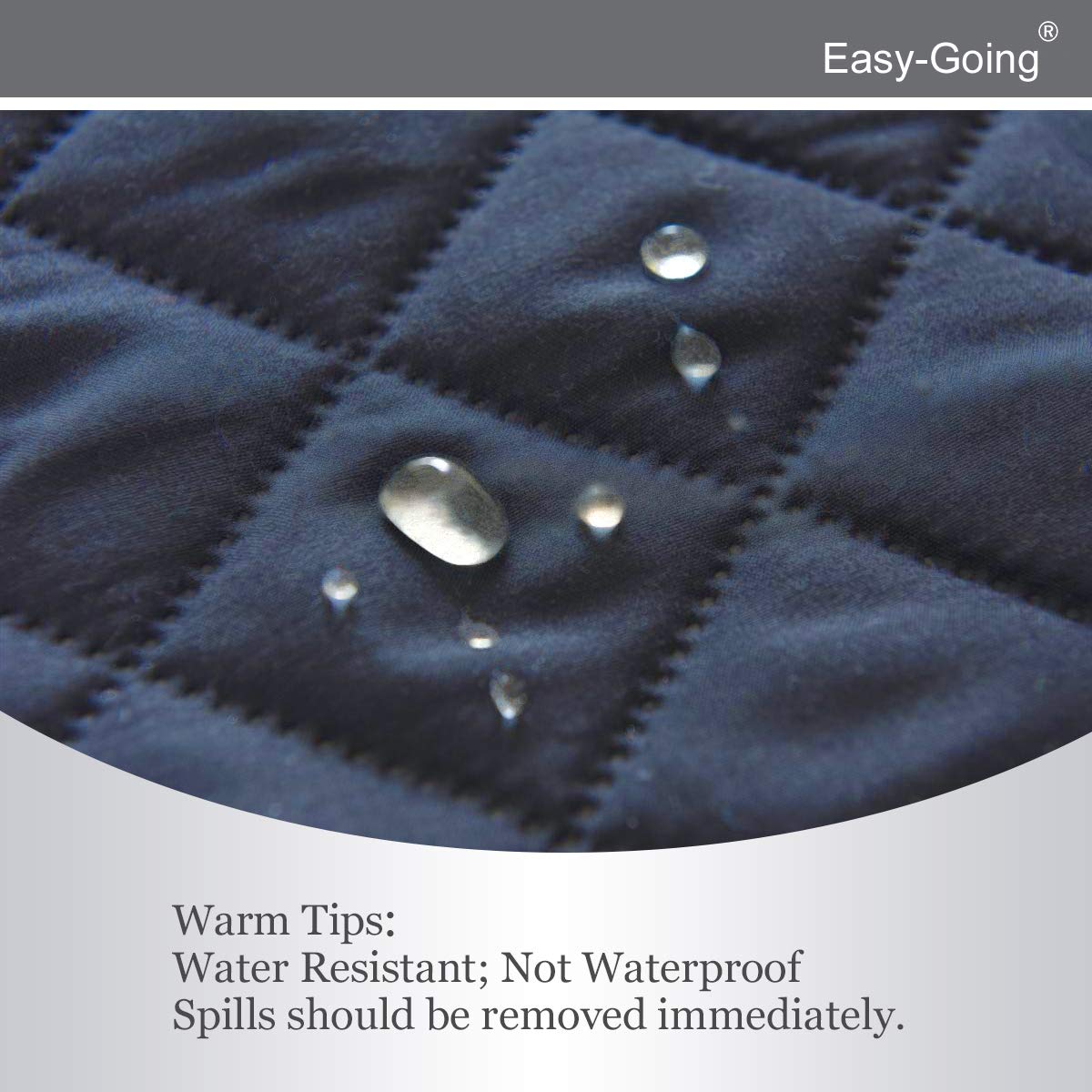 Easy-Going foam pipes included help keep the cover in place.
