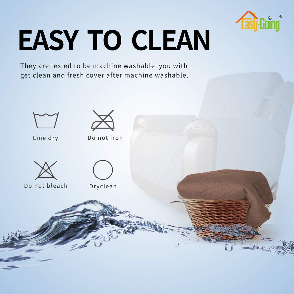 Easy-Going furniture protector suitable for homes with kids and pets.