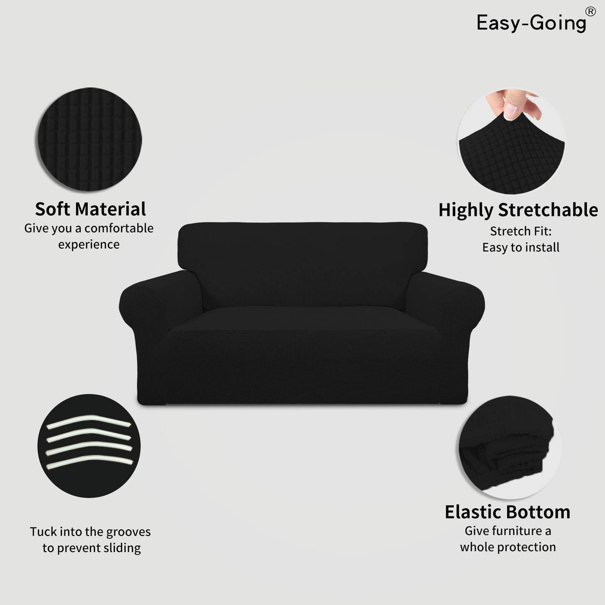 Easy-Going furniture protector guards against daily wear and stains in daily life.