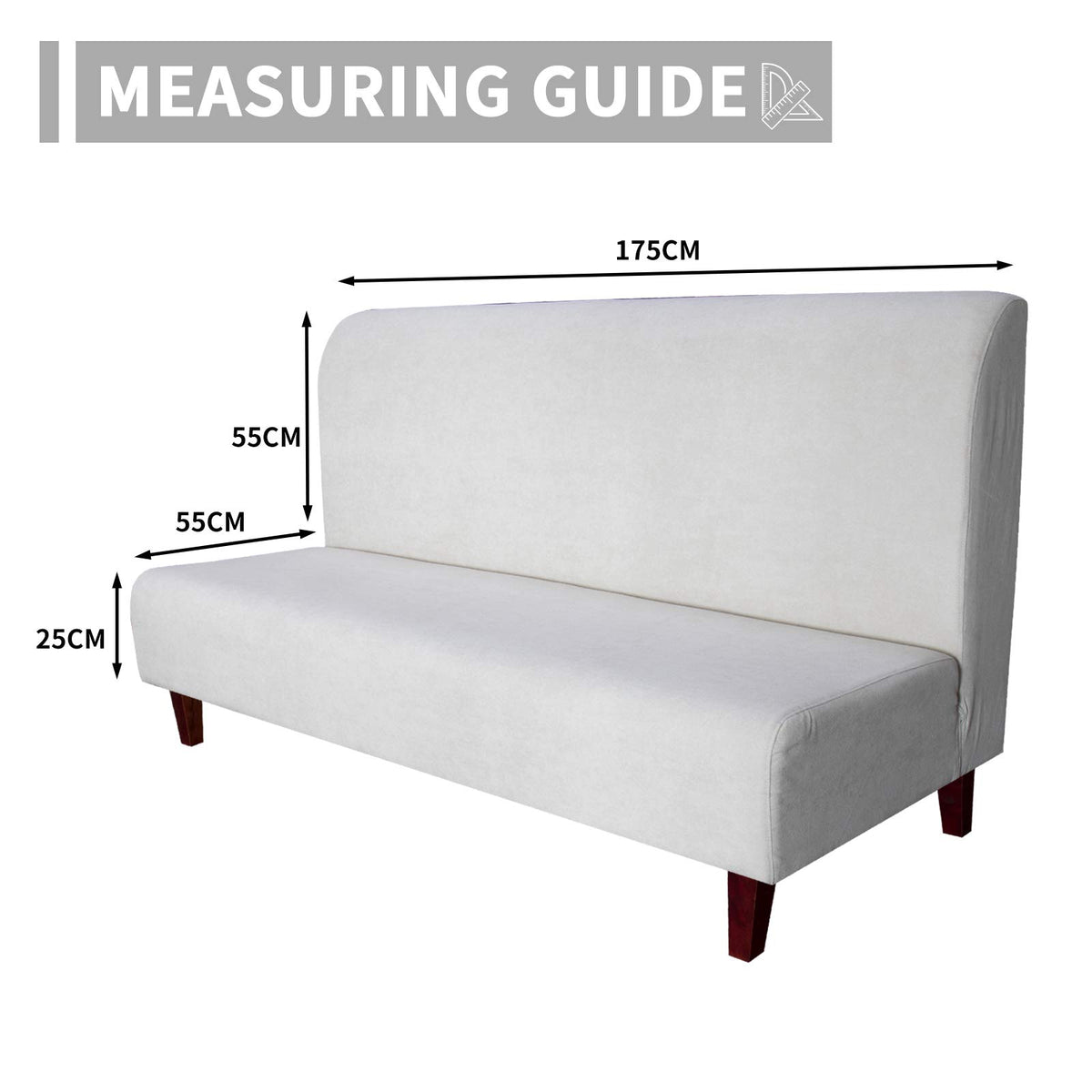 Easy-Going futon cover durable seams withstand daily wear