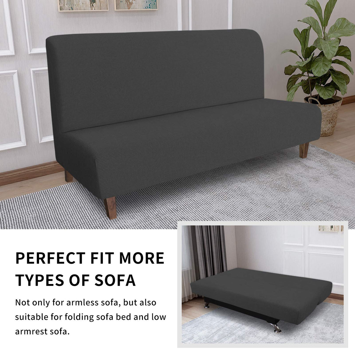 Easy-Going futon cover elastic bottom for all-round protection