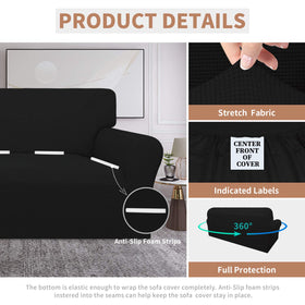 Easy-Going kids-pets-friendly couch cover protecting furniture from messes