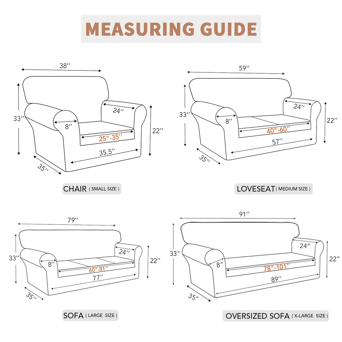 Easy-Going machine-washable couch cover ready for easy cleaning