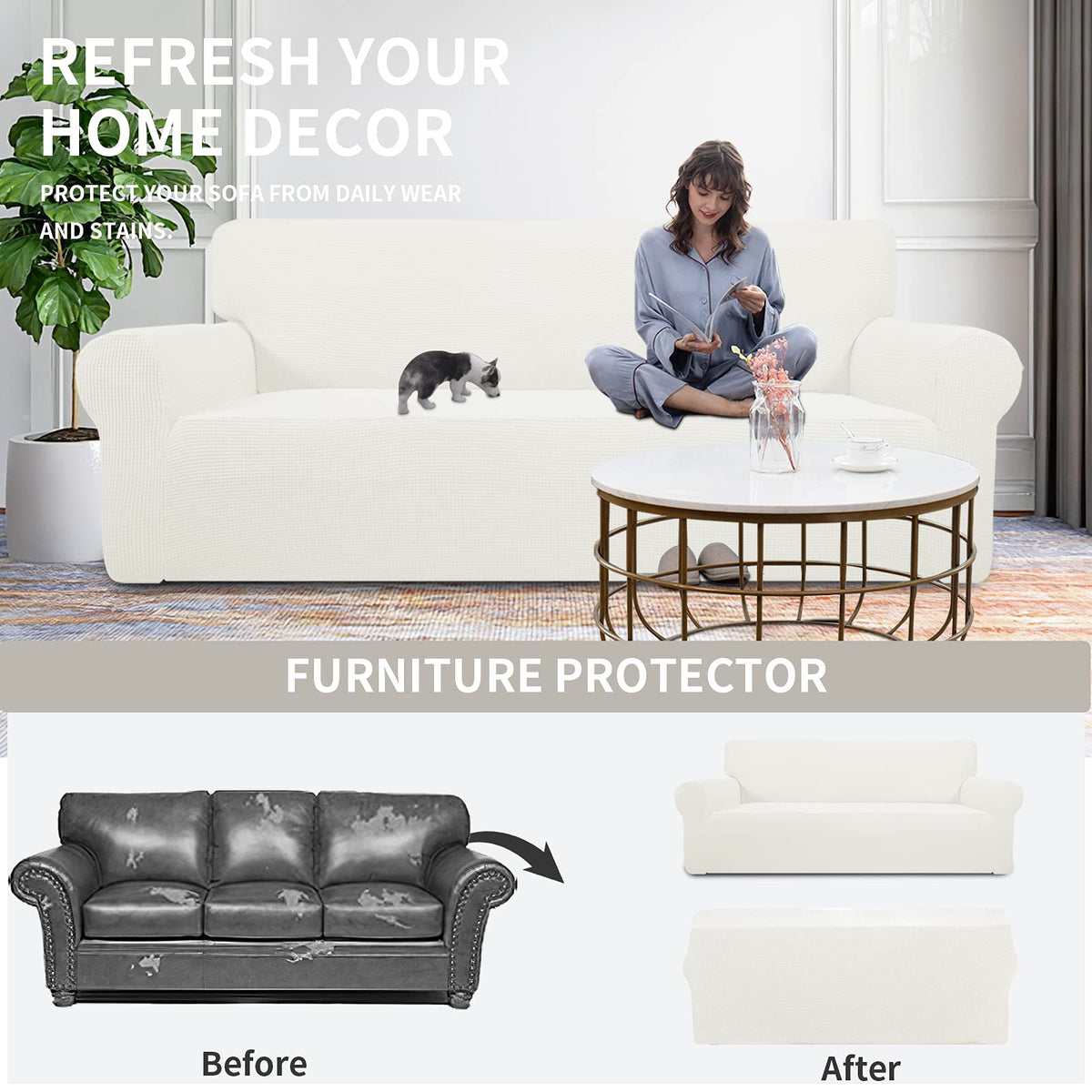 Machine washable fabric simplifies cleanup after spills or pet moments.