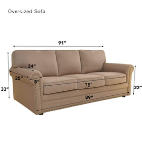 Easy-Going machine washable slipcover at 30°C for easy cleaning