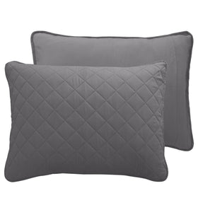 Easy-Going quilt stitching and edges reveal durable construction for daily use.