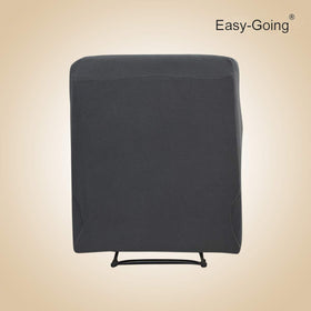 Easy-Going recliner slipcover armrests detail emphasizes labeled pieces for easy assembly