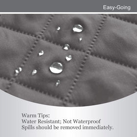 Easy-Going foam pipes detail anchors slipcover in place