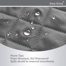 Easy-Going slipcover demonstrates foam pipes placement for secure fit.