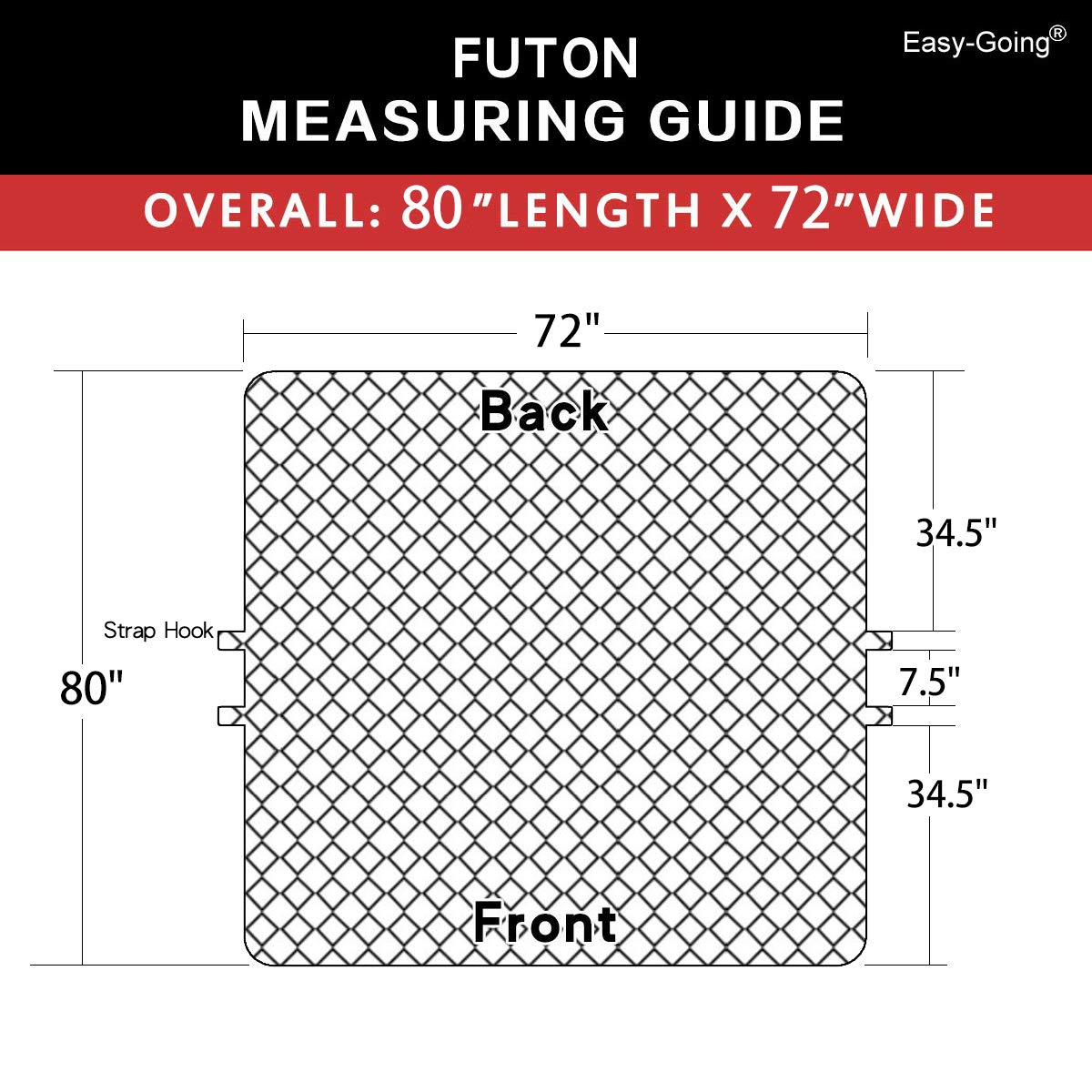 Easy-Going Slipcover is machine washable for easy care.