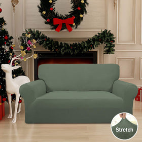 Easy-Going slipcover in jacquard fabric texture highlighting soft material