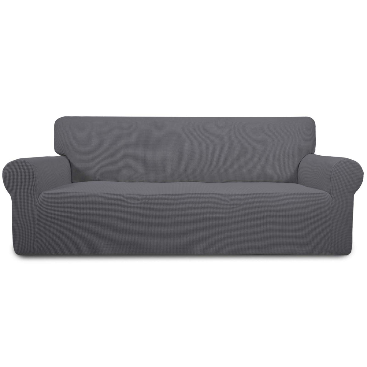 Easy-Going stretch sofa slipcover in a 1-piece design for quick room refresh.
