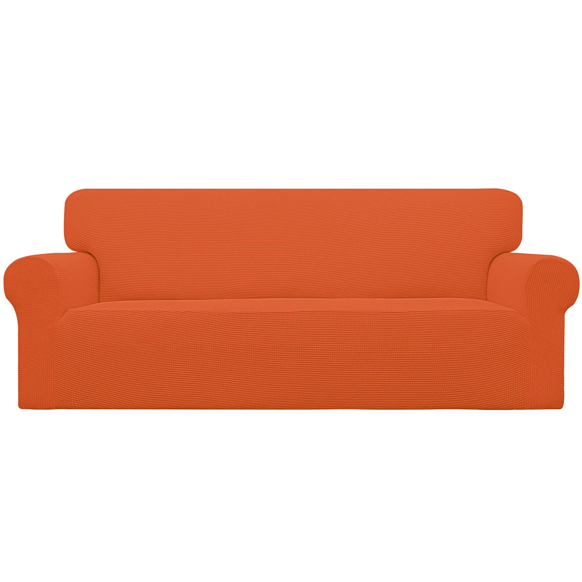 Easy-Going stretch sofa slipcover one-piece provides quick full coverage for a lived-in couch.