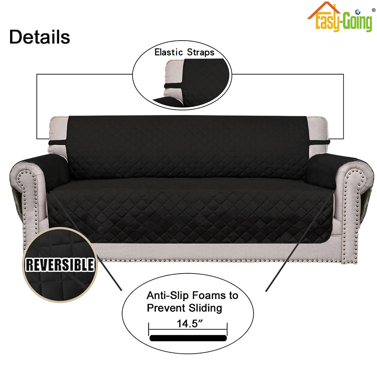 Easy-Going water-resistant fabric closeup demonstrating durable texture