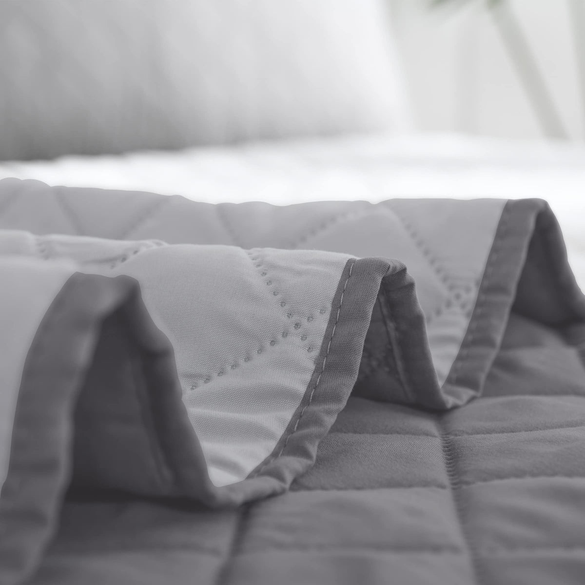 Easy-Going water-resistant microfiber fabric detail for spill protection.