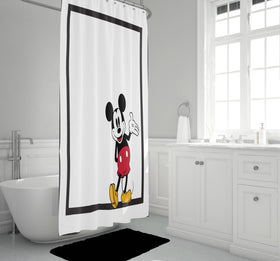 Easy installation on a standard shower rod for quick setup