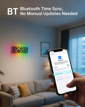 EASYERA Bluetooth sync enables seamless time updates for effortless accuracy.