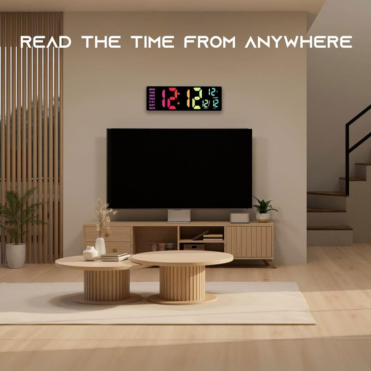 EasyERA RGB ambient light showing eleven color scenes for mood control