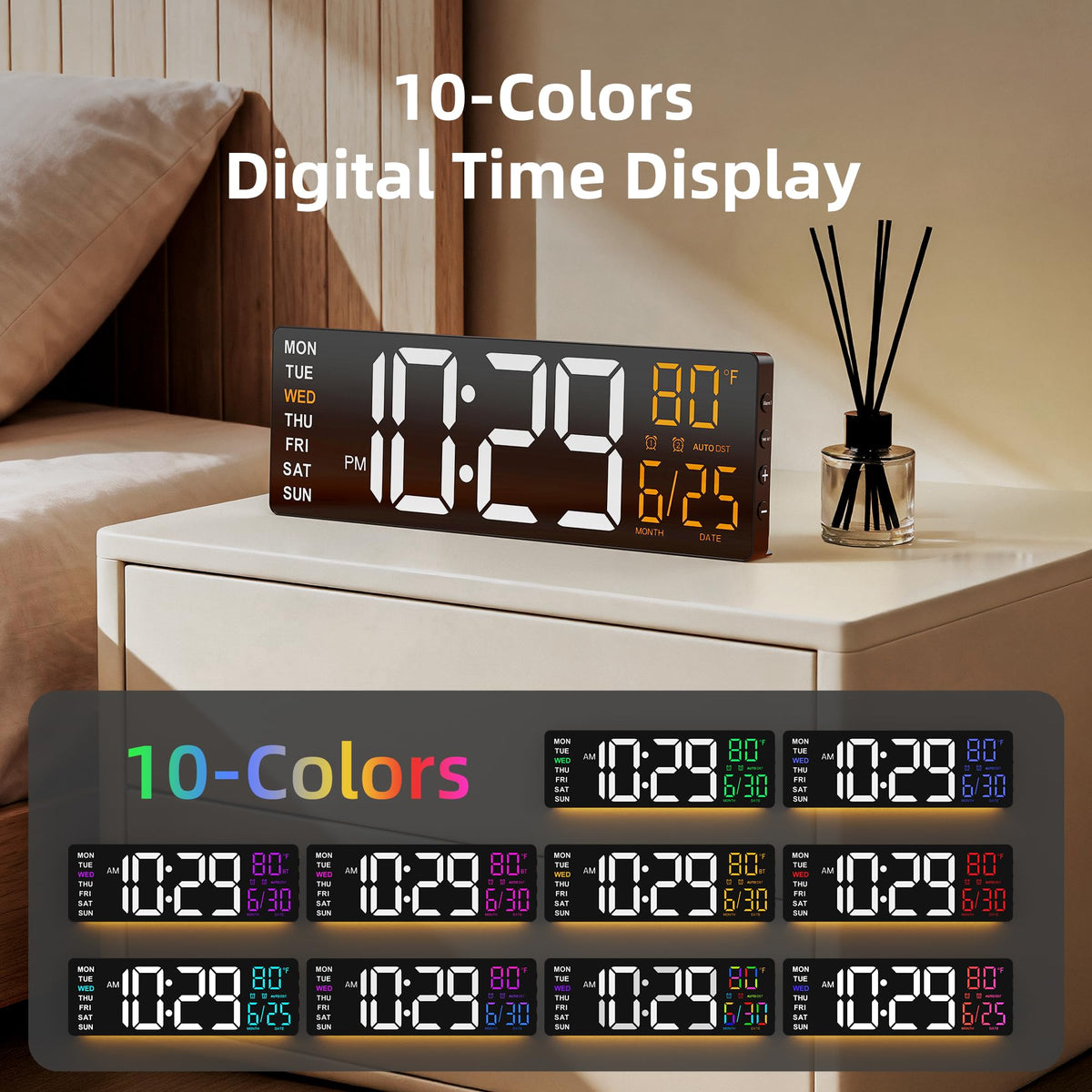 EasyERA built-in night light provides a gentle glow in the room.
