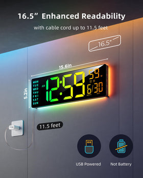 Plug-in setup with included cable makes placement fast and flexible.