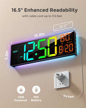 EasyEra temperature display provides quick local readings at a glance.